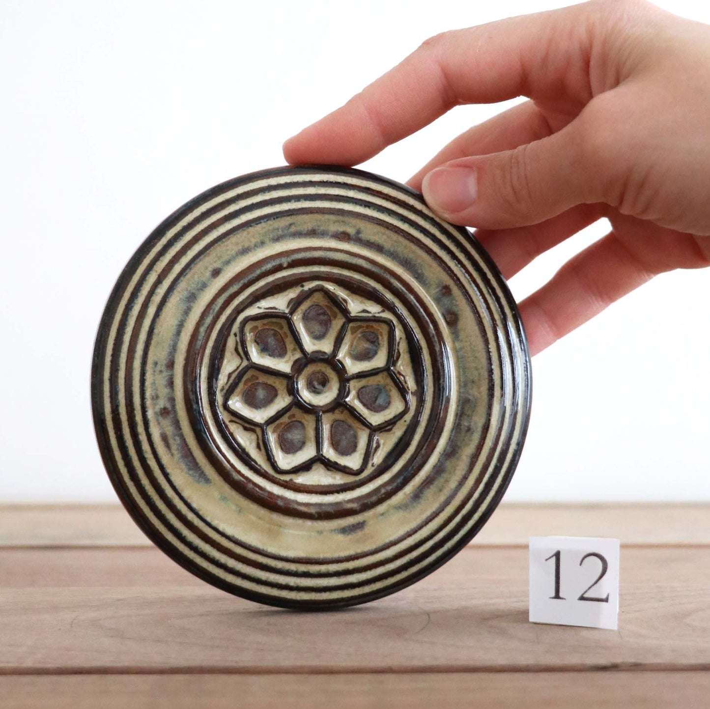 Round Rose Window Wall Tile: 12