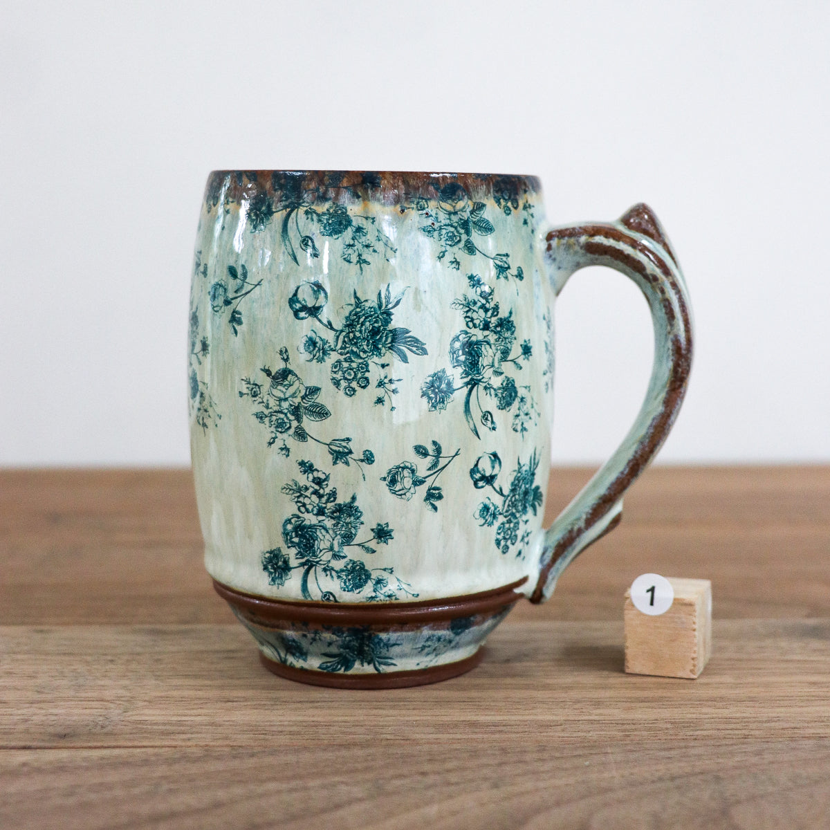 Mug 1- Rustic Roses (Raised Foot)