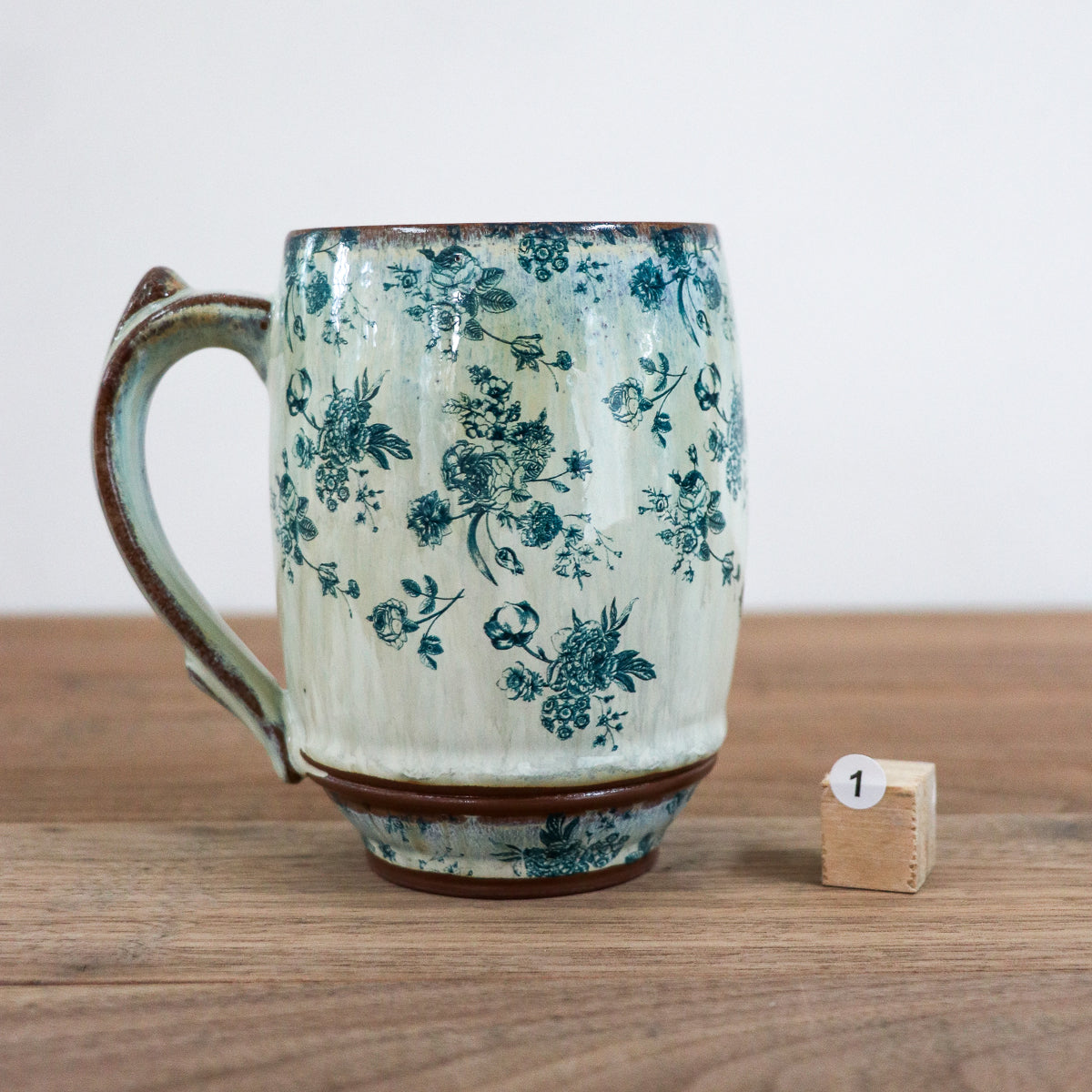 Mug 1- Rustic Roses (Raised Foot)