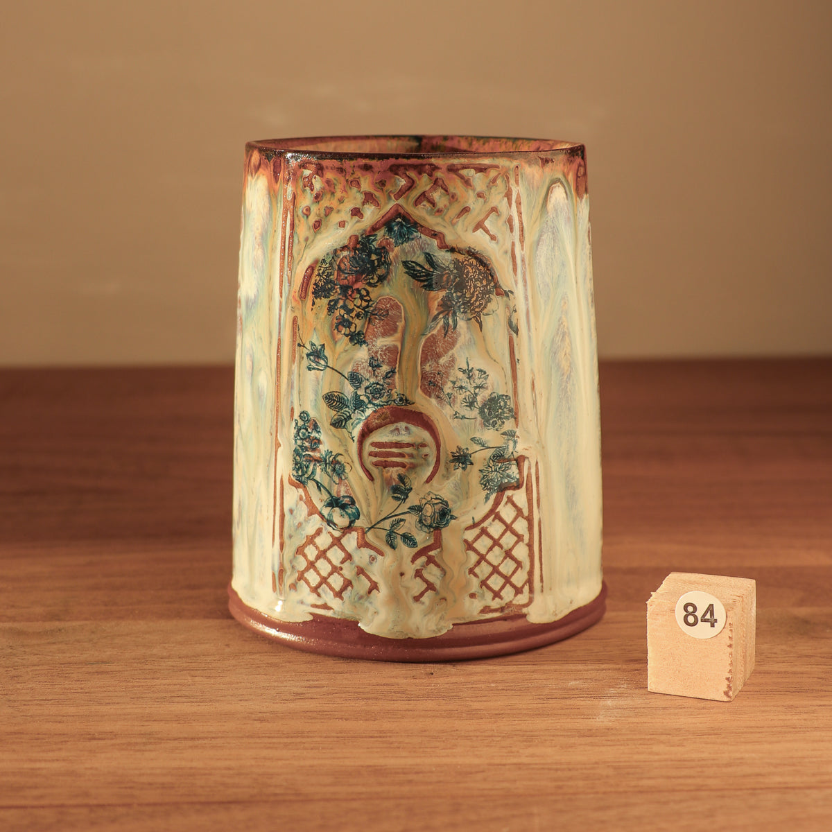 Rustic Rose Pocket Vase- 84