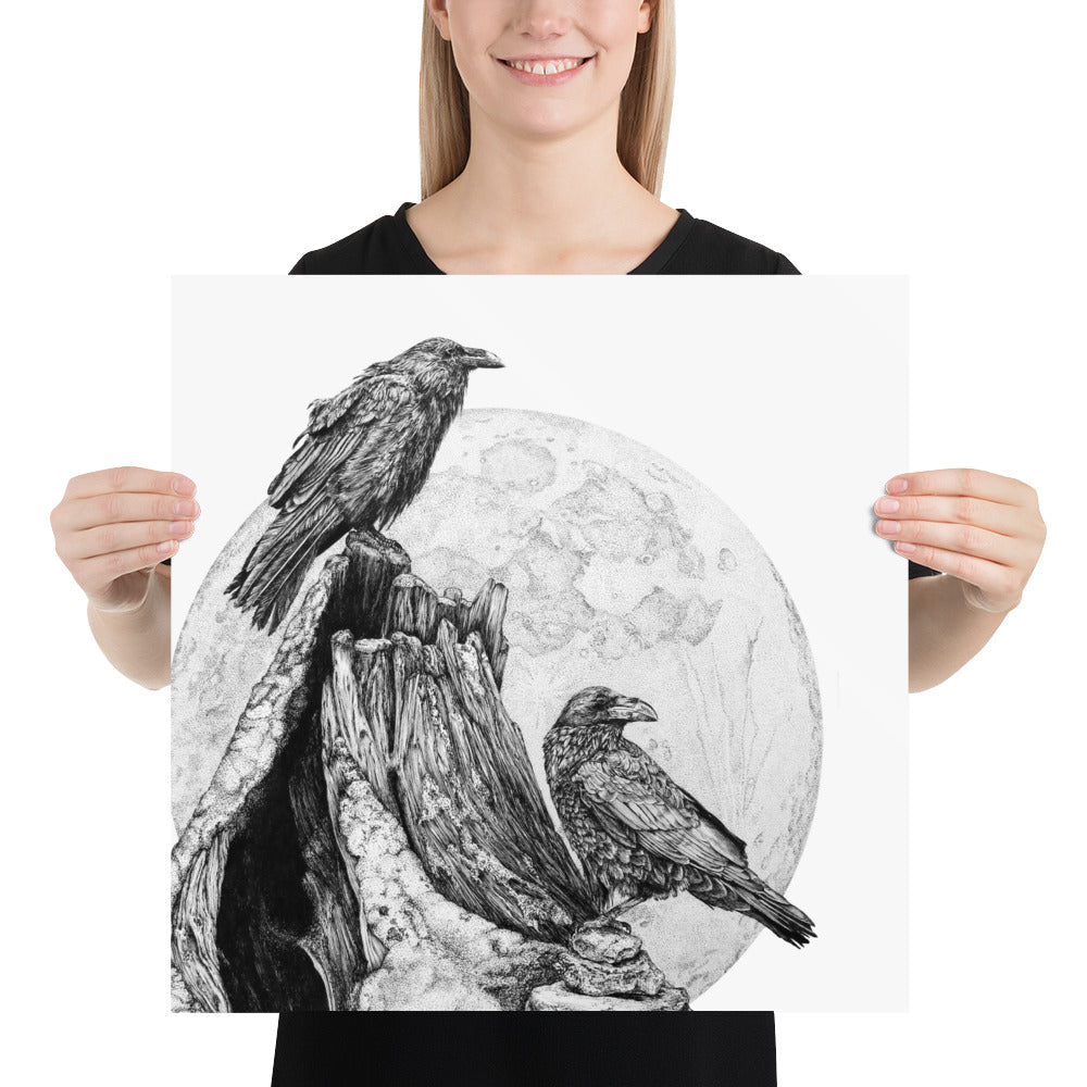 Lunar Ravens- Print