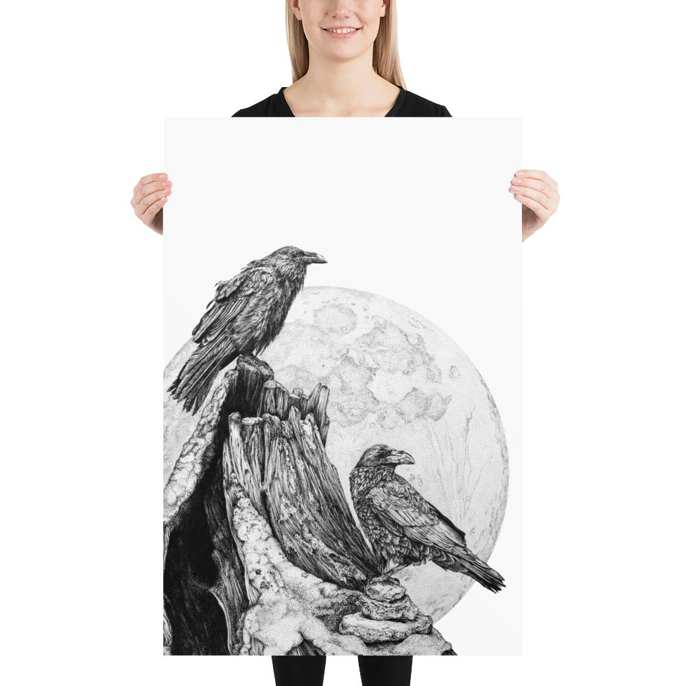 Lunar Ravens- Print