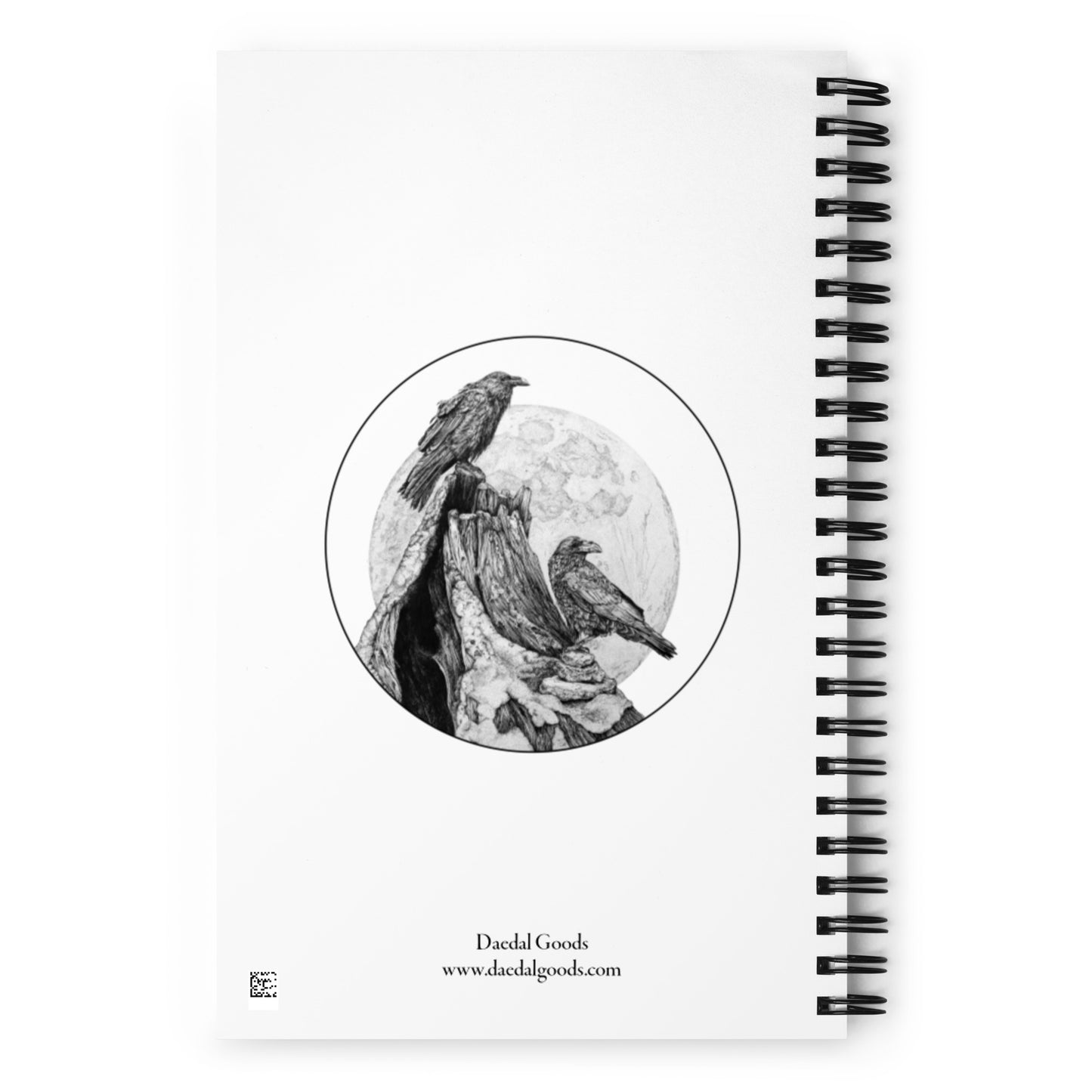 Lunar Ravens- Spiral Notebook